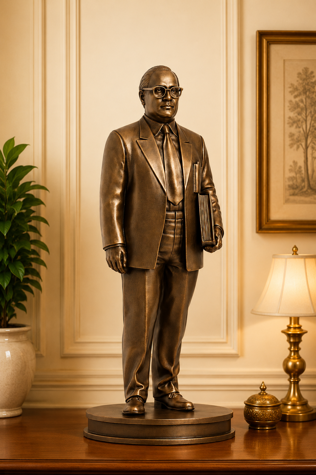 Dr. B. R. Ambedkar Bust – Father of the Indian Constitution Tribute by SK Sculpts