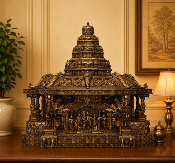 Srinivasa Kalyanam Divine Sculpture – Lord Venkateswara Wedding Scene by SK Sculpts