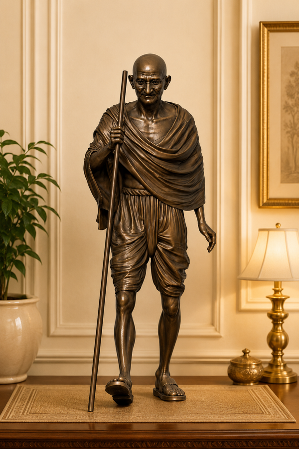 Mahatma Gandhi Car Dashboard Idol – Father of the Nation Tribute by SK Sculpts