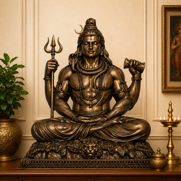 Lord Shiva Divine Sculpture – Handcrafted Idol by SK Sculpts