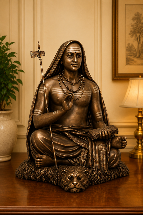 Sri Adi Shankaracharya Divine Sculpture – Founder of Advaita Vedanta by SK Sculpts