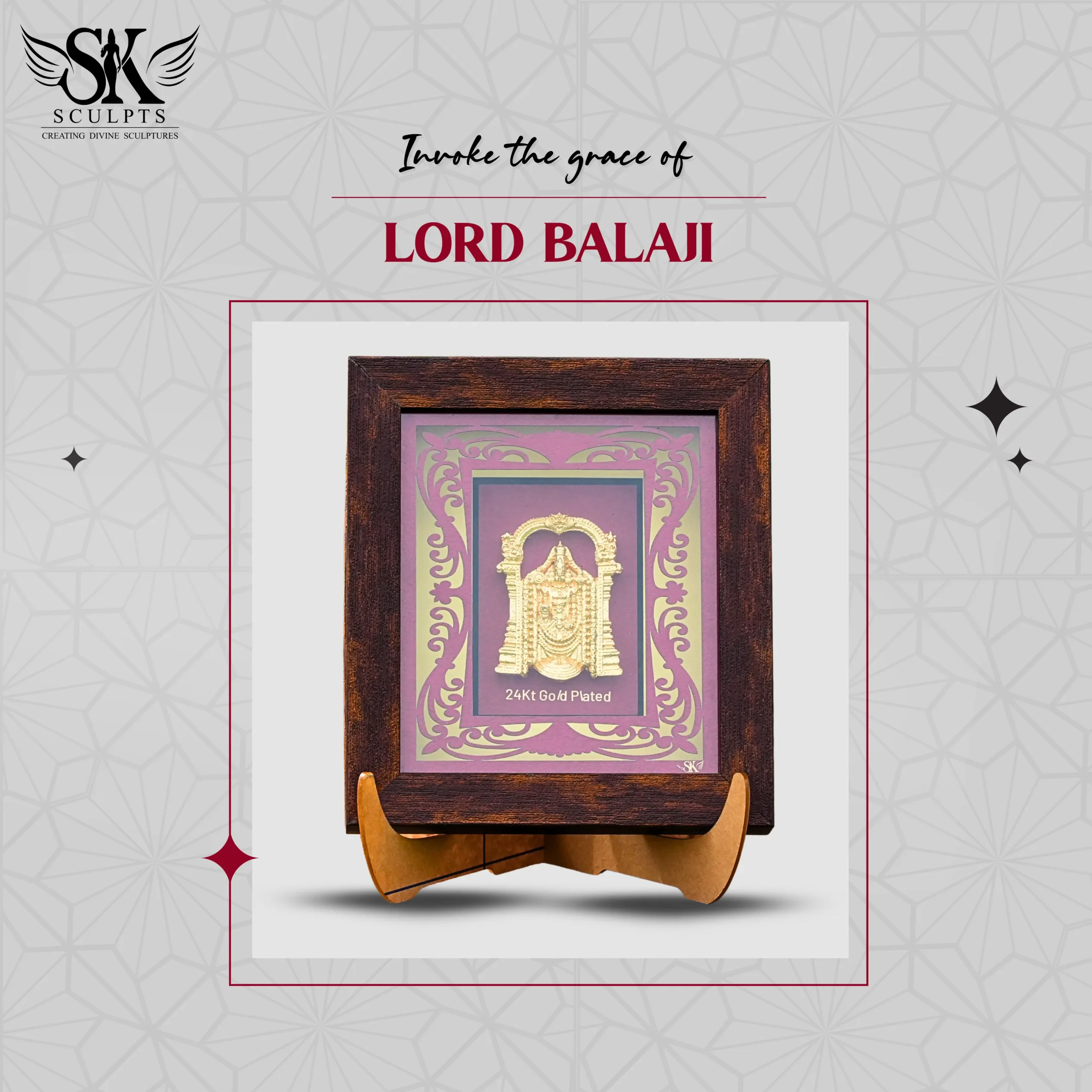 LordBalajiGP1 LORD BALAJI - GOLD PLATED - Image 1