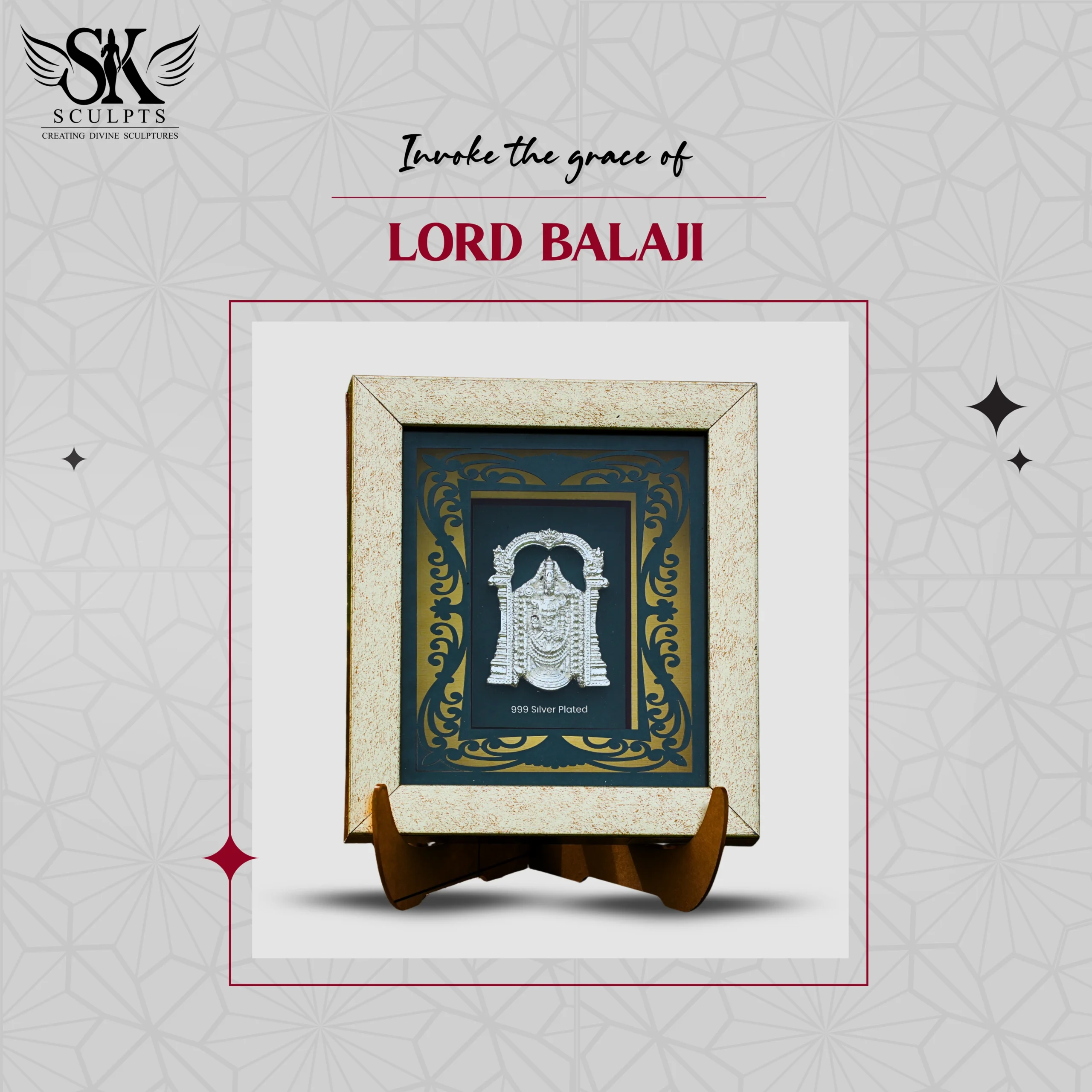 LordBalajiSP1 LORD BALAJI - SILVER PLATED - Image 1