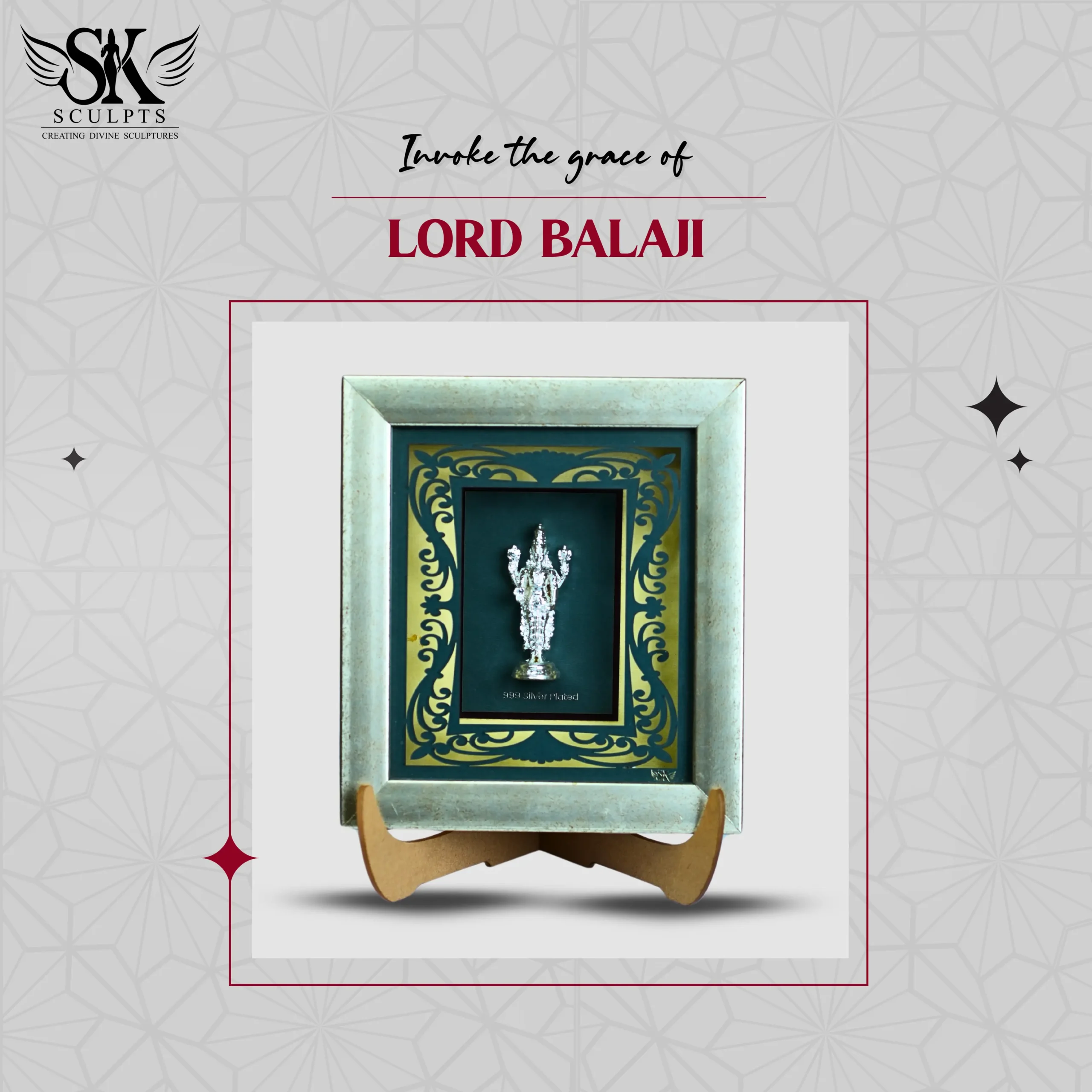 LordBalajiSilverP1 LORD BALAJI SILVER FRAME - Image 1